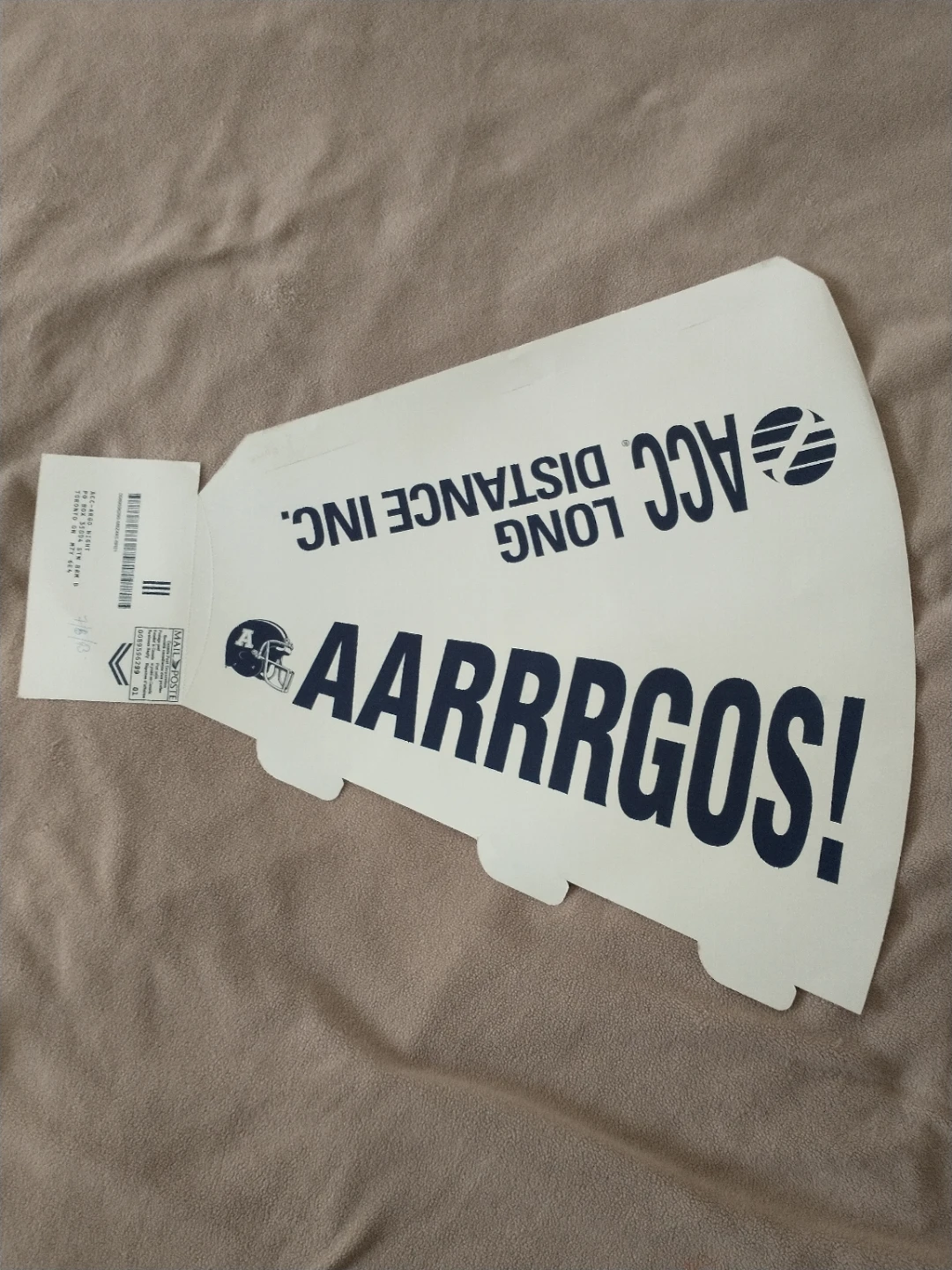 1993 Toronto Argonauts ACC Promotional Blow Horn - photo 2