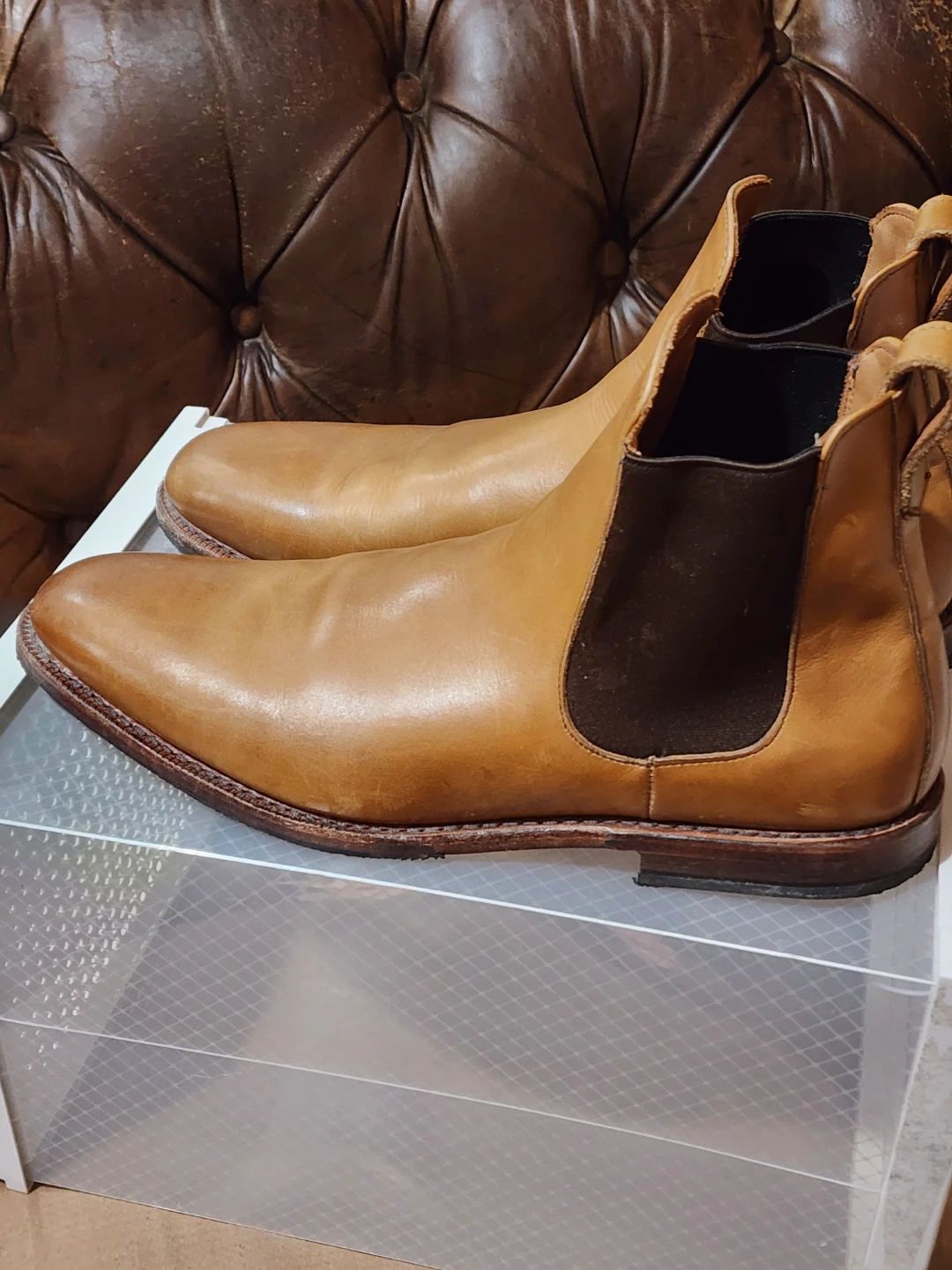 Allen Edmonds Liverpool Chelsea Boots Size 12 D (Worn Once)