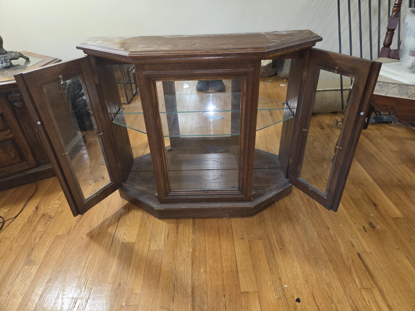 Curio Display Cabinet Lighted