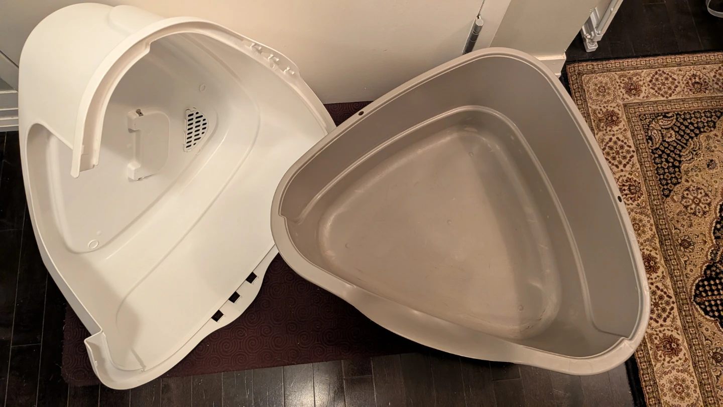 Corner Cat Litter Box - photo 2