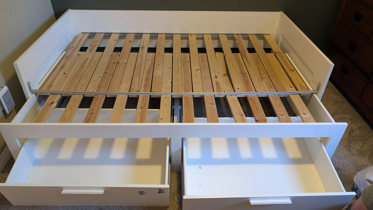 IKEA Brimnes Bed Frame with Storage - photo 4