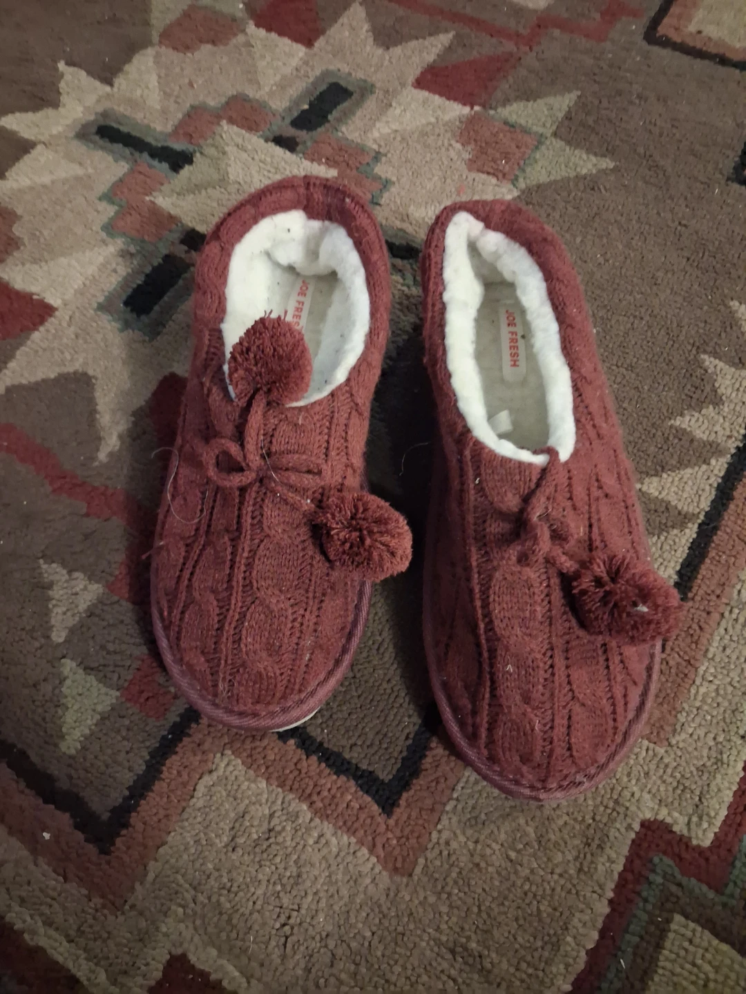 Joe Fresh Women's Knit Slippers