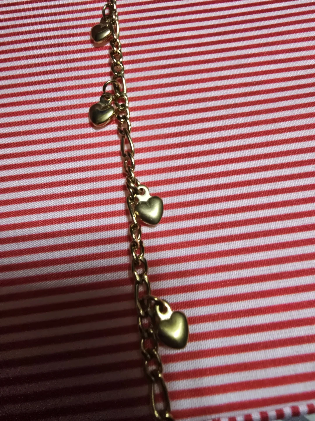 Gold-tone heart charm bracelet - photo 4
