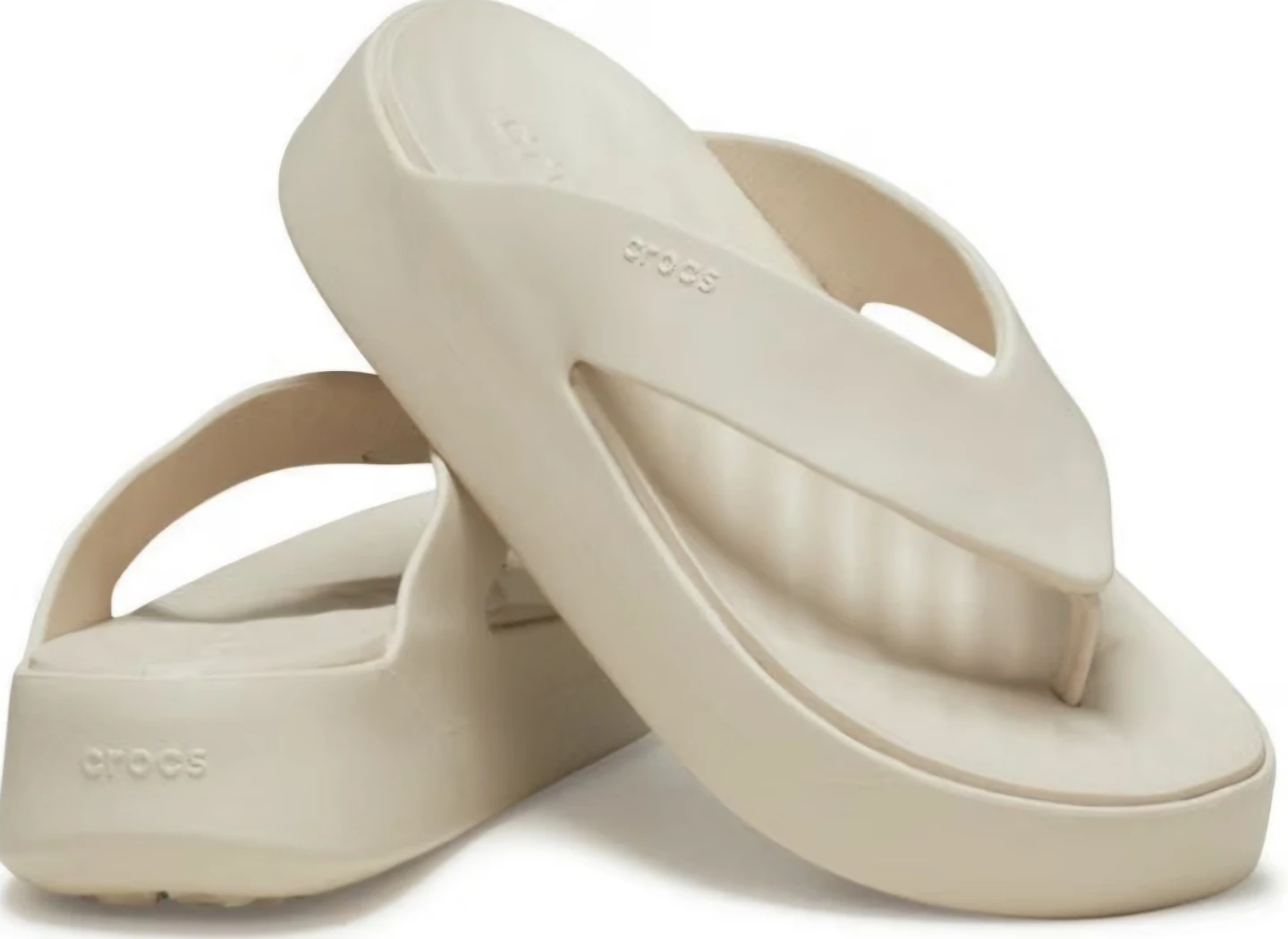 Crocs Getaway Platform Flip Flops Wedge Sandals Women