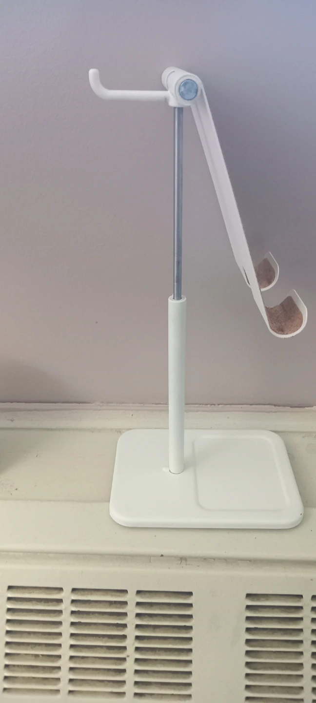 White Adjustable Tablet and Phone Stand - photo 4