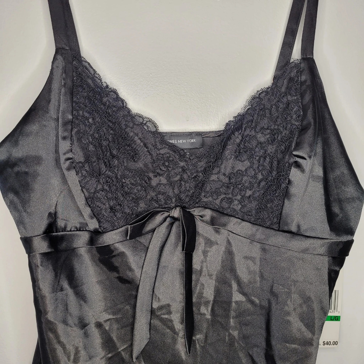 Jones New York Lace Bridal Chemise Black - photo 2