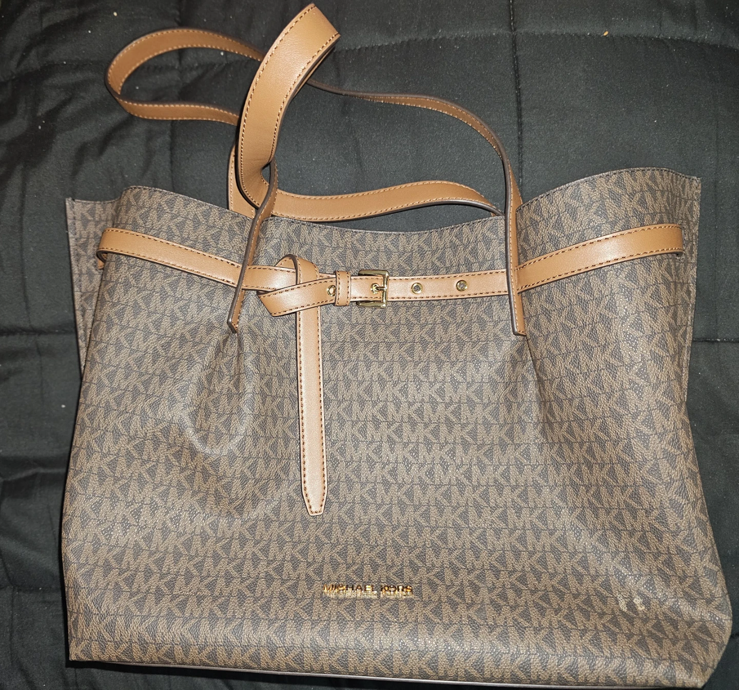 Michael Kors Logo Print Tote Bag