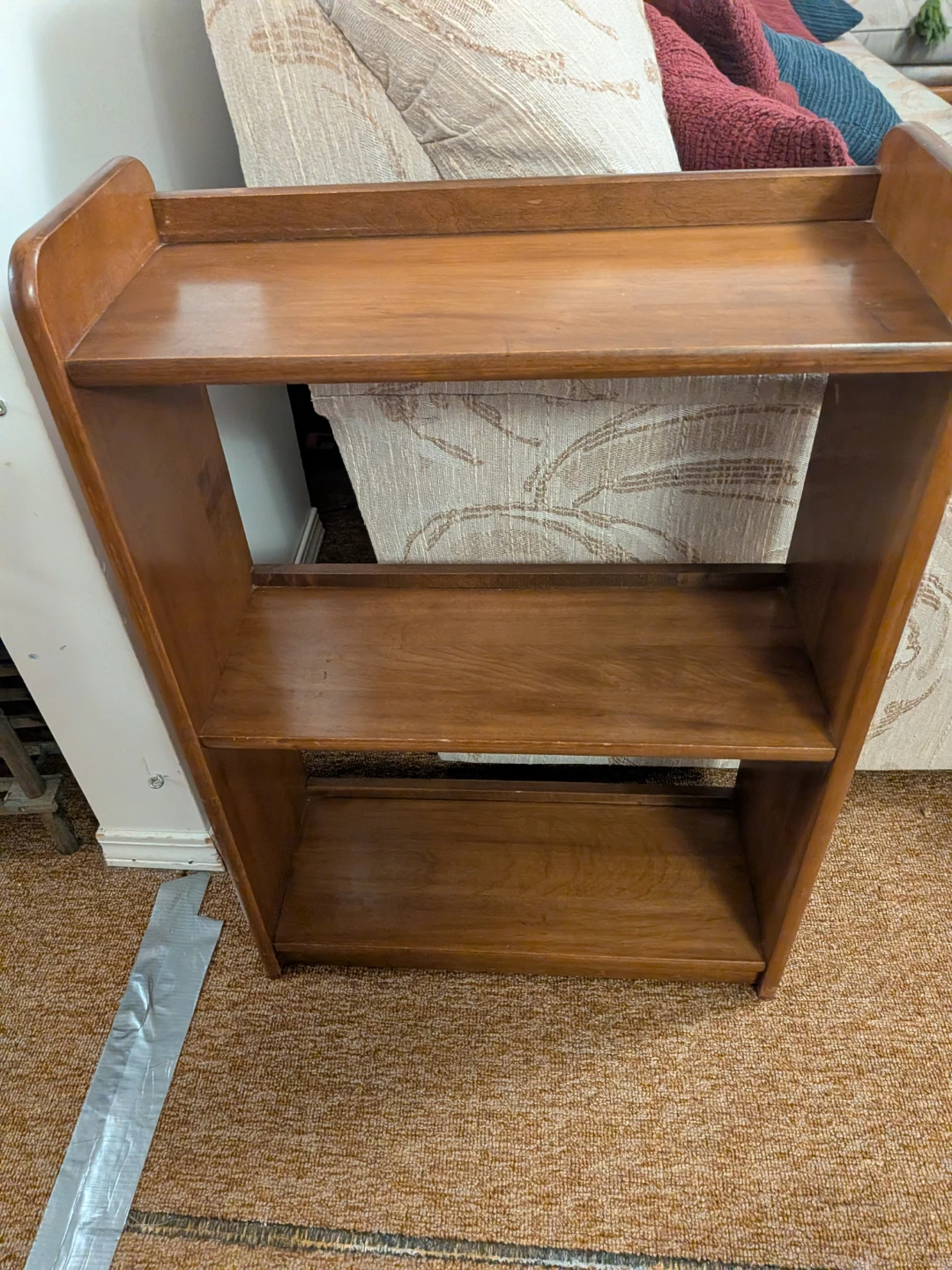 Wooden 3-Shelf Bookcase - photo 3
