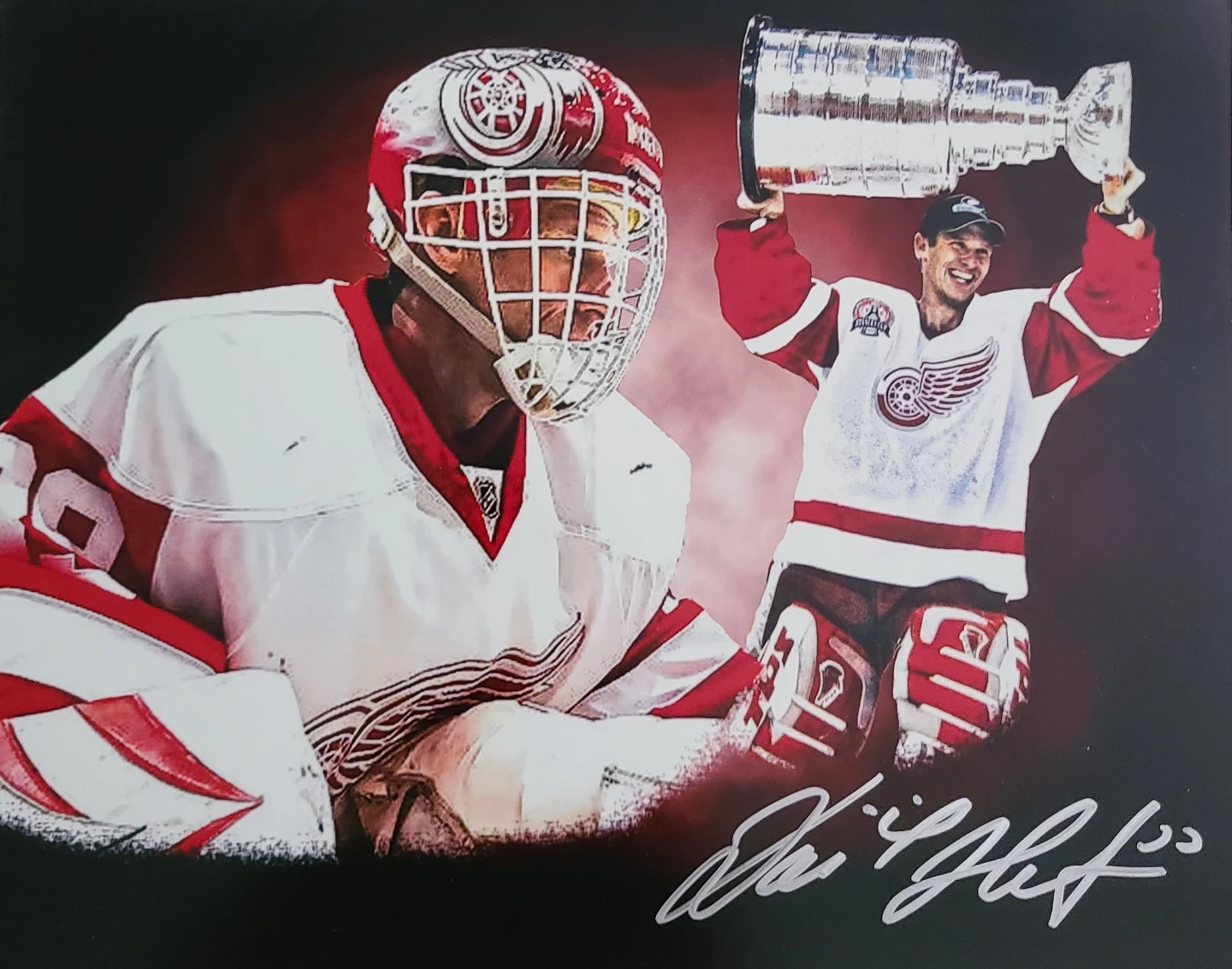Detroit Red Wings Autographed Legends 8x10 Photos With COA'S