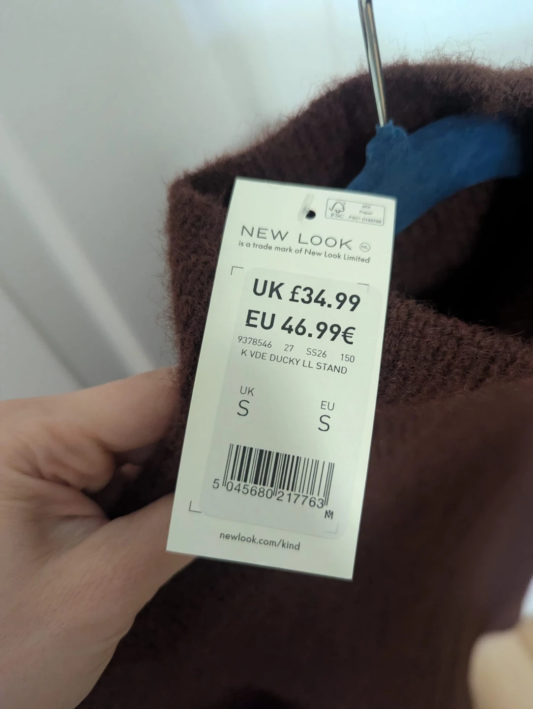 New Look Brown Mock Neck Sweater - photo 3
