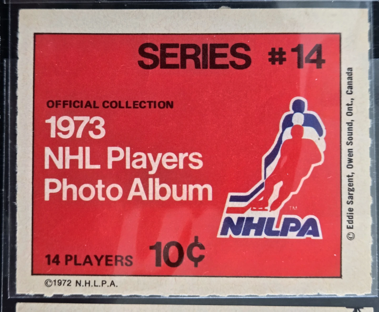 RARE Vintage 1972/73 NHLPA Hockey Panels Lot - photo 2