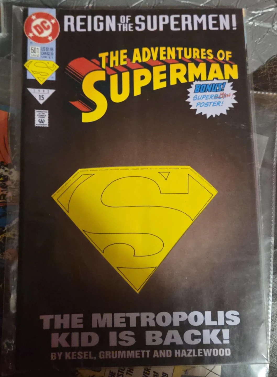 The Adventures of Superman #501 Comic Book