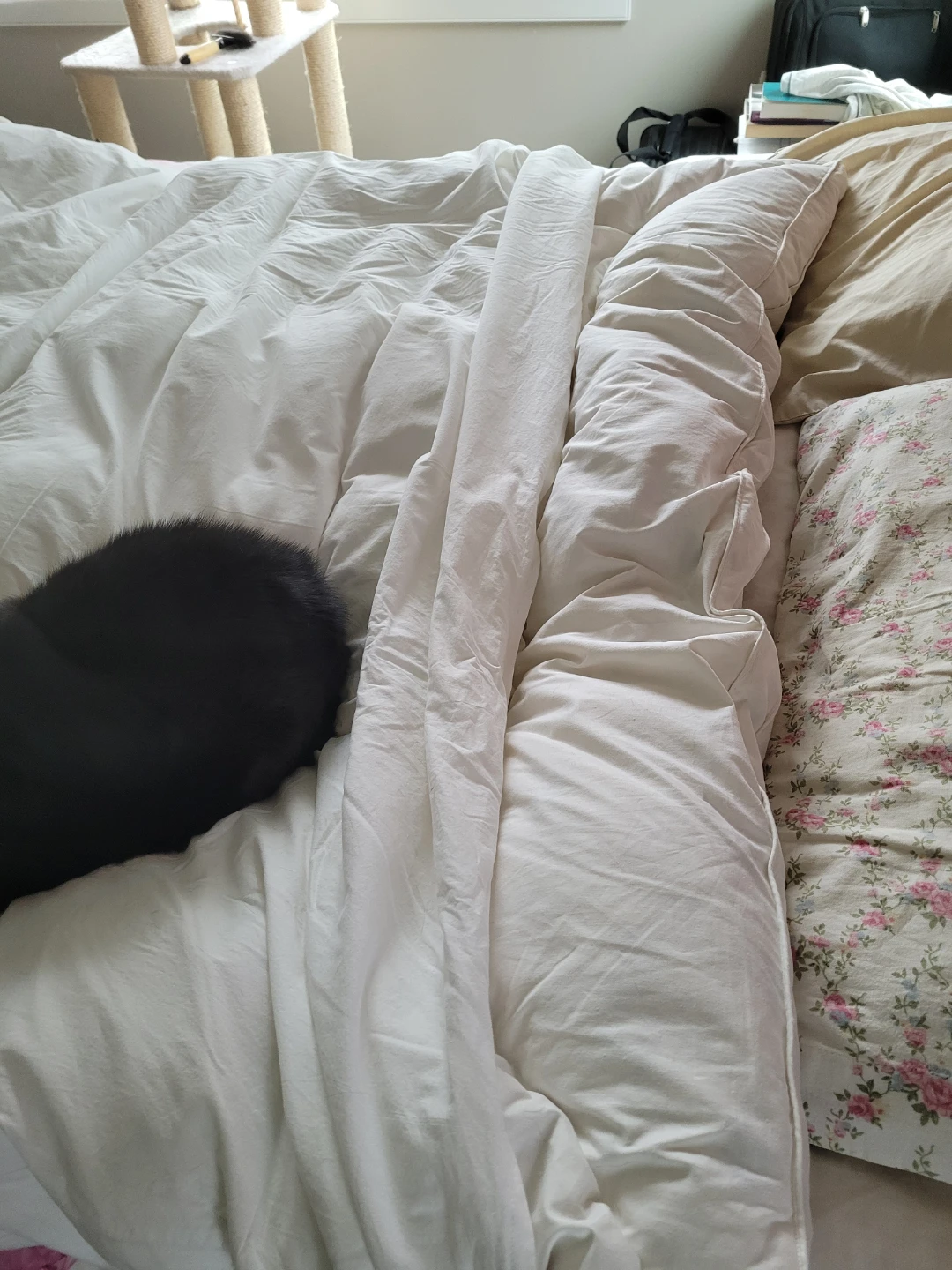 Gorgeous TWIN white duvet and cover - photo 3