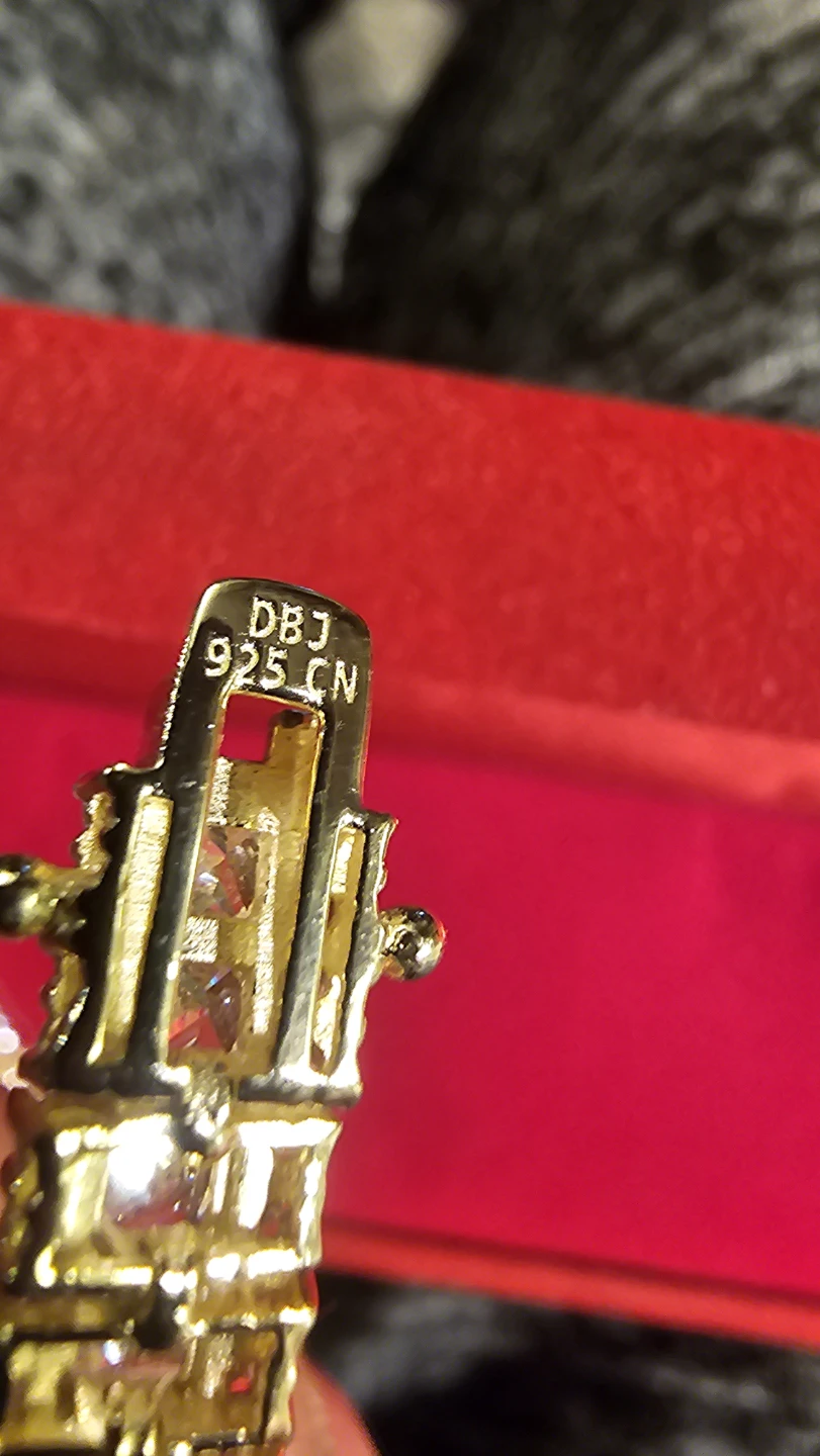 DBJ 925 Sterling Silver Tennis Bracelet - photo 2