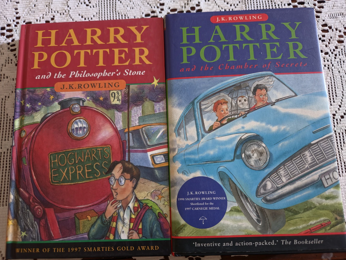 Two Harry Potter Hardcover Books
