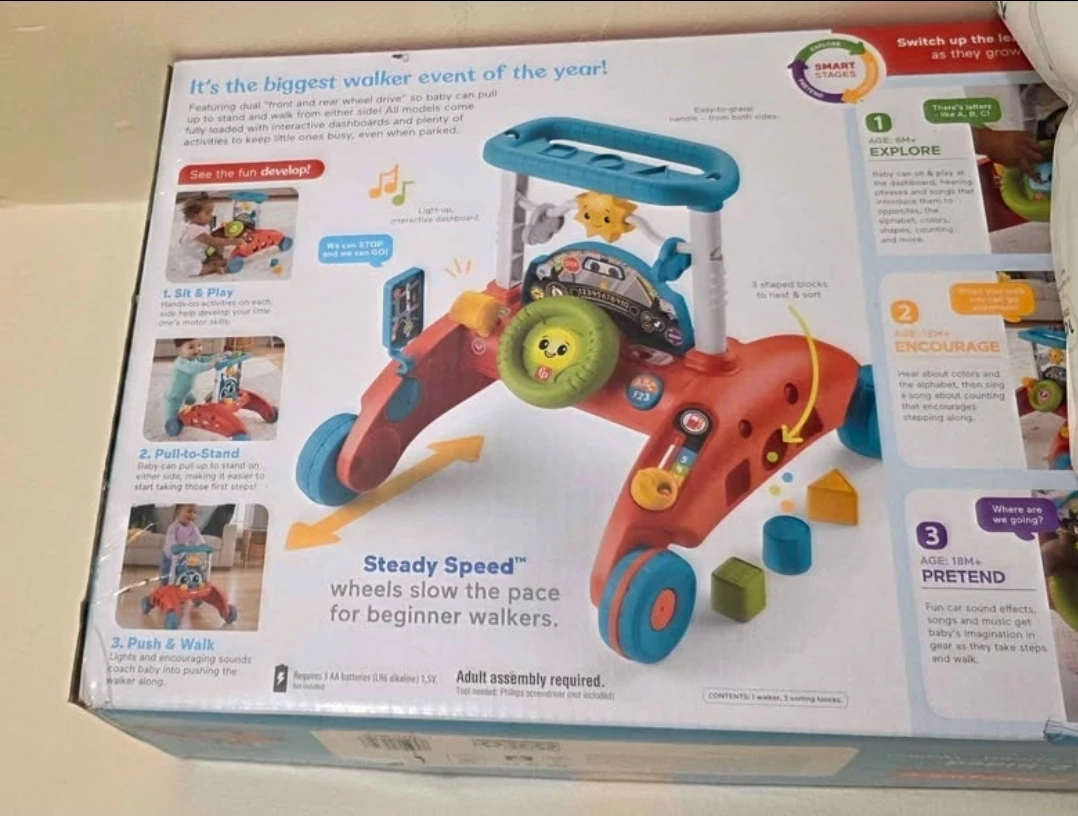 Fisher-Price Smart Stages Car Walker