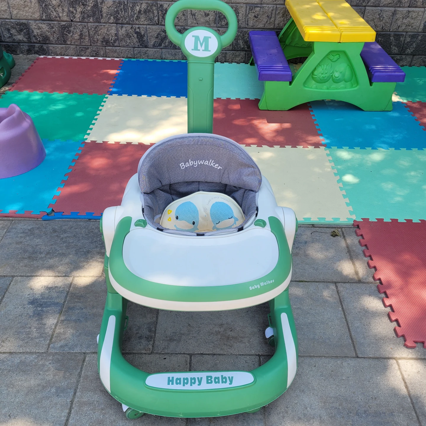 Happy Baby Green Baby Walker