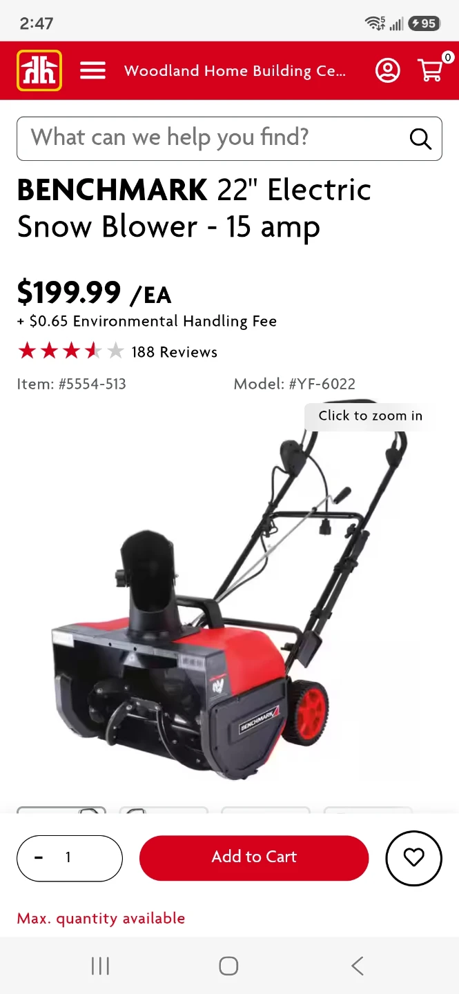 Snow blower