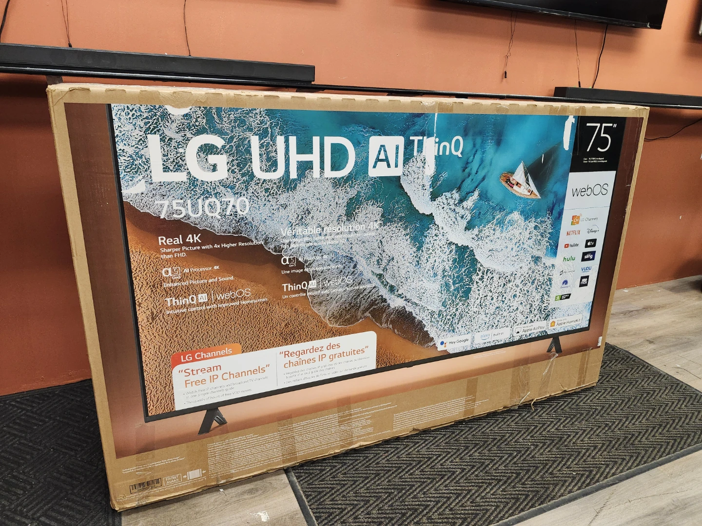 LG 75-inch 4K UHD AI ThinQ Smart TV