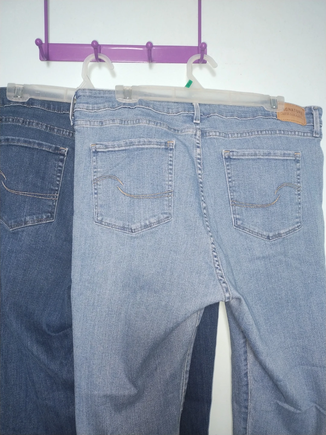 Two pairs of Levi Strauss Signature high-rise straight jeans - photo 2