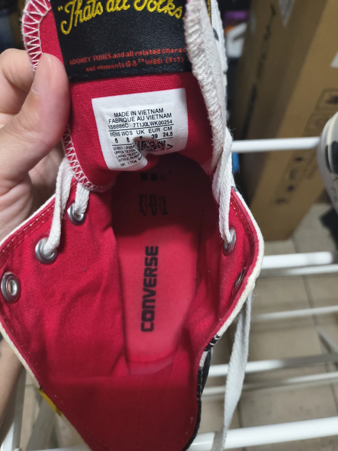 Converse Chuck Taylor All Star Looney Tunes High Top Sneakers - photo 3