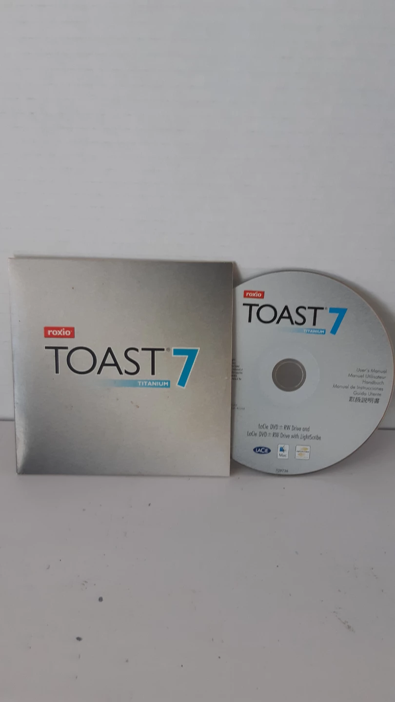Roxio Toast 7 Titanium Software for Mac