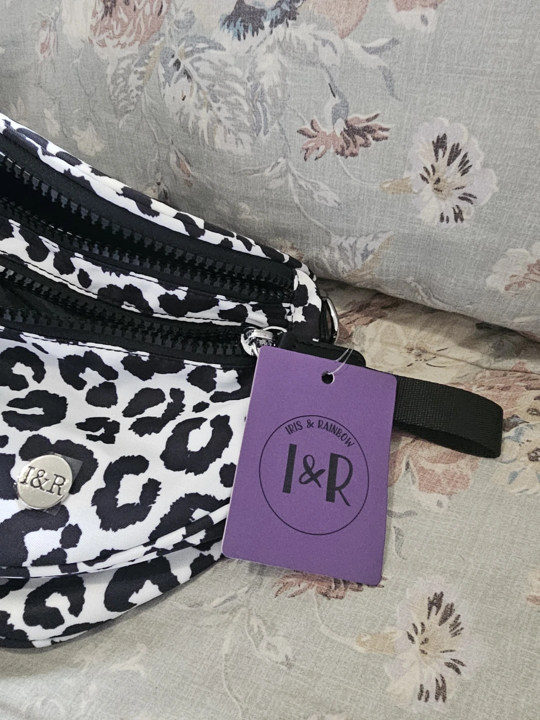 Iris & Rainbow Leopard Print Crossbody Bag - photo 4