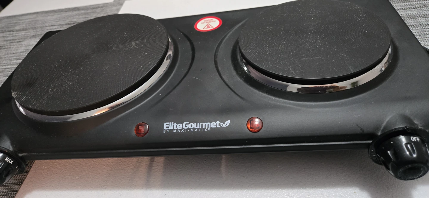 2 burner electric  stove - photo 2