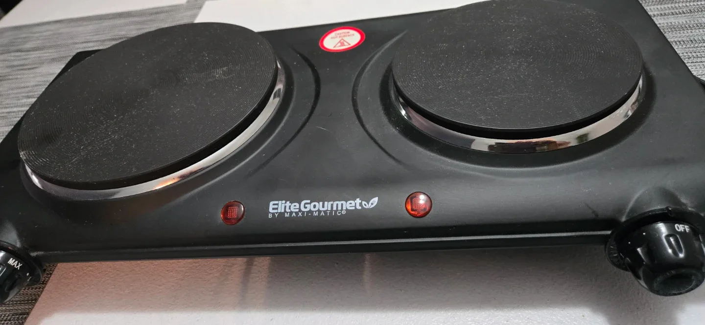 2 burner electric  stove - photo 2