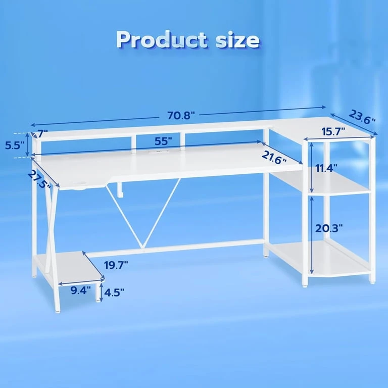 Gaming desk - NEW(Open box) - unassembled - photo 3