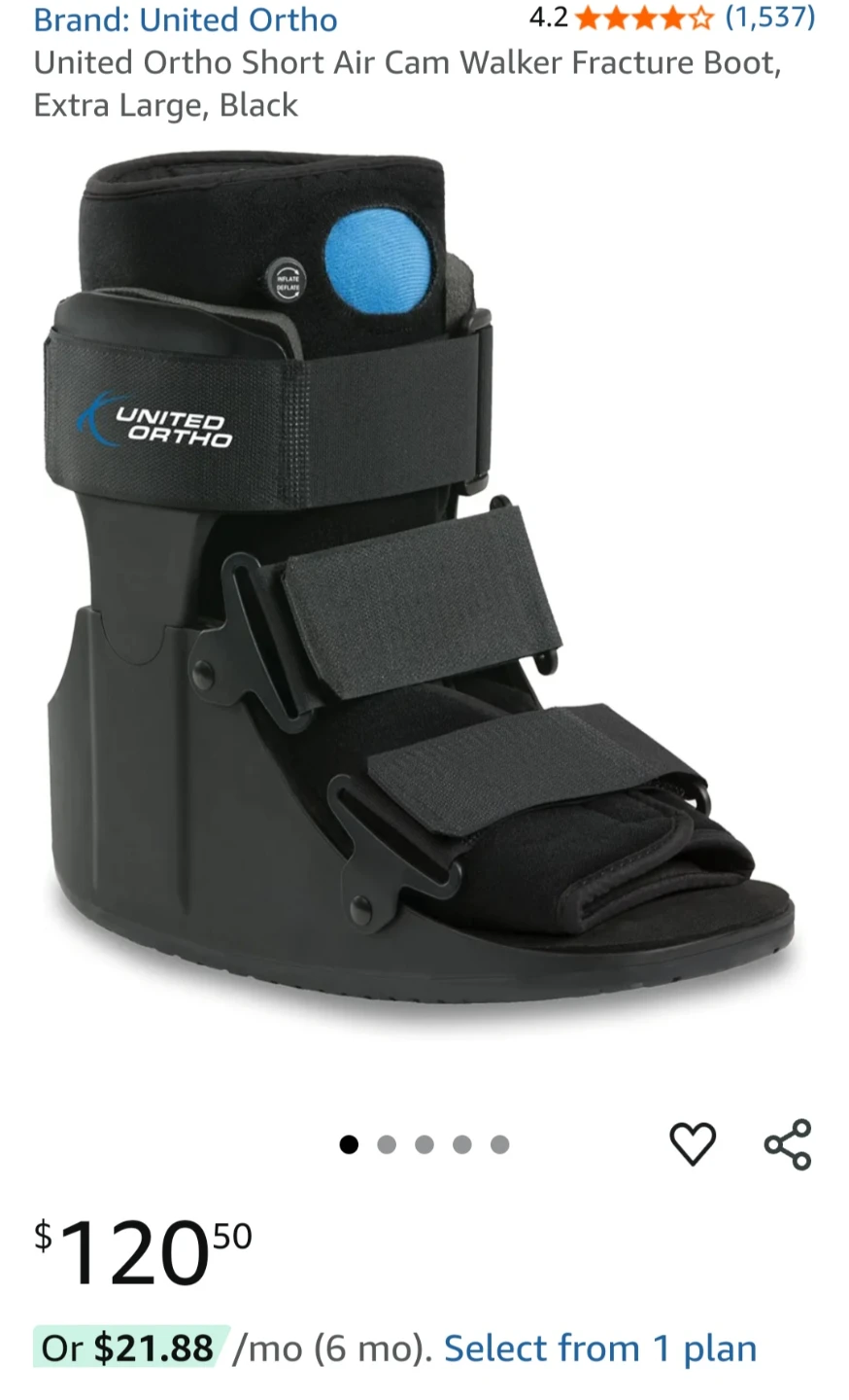 United Ortho Short Air Cam Walker Fracture Boot - photo 2
