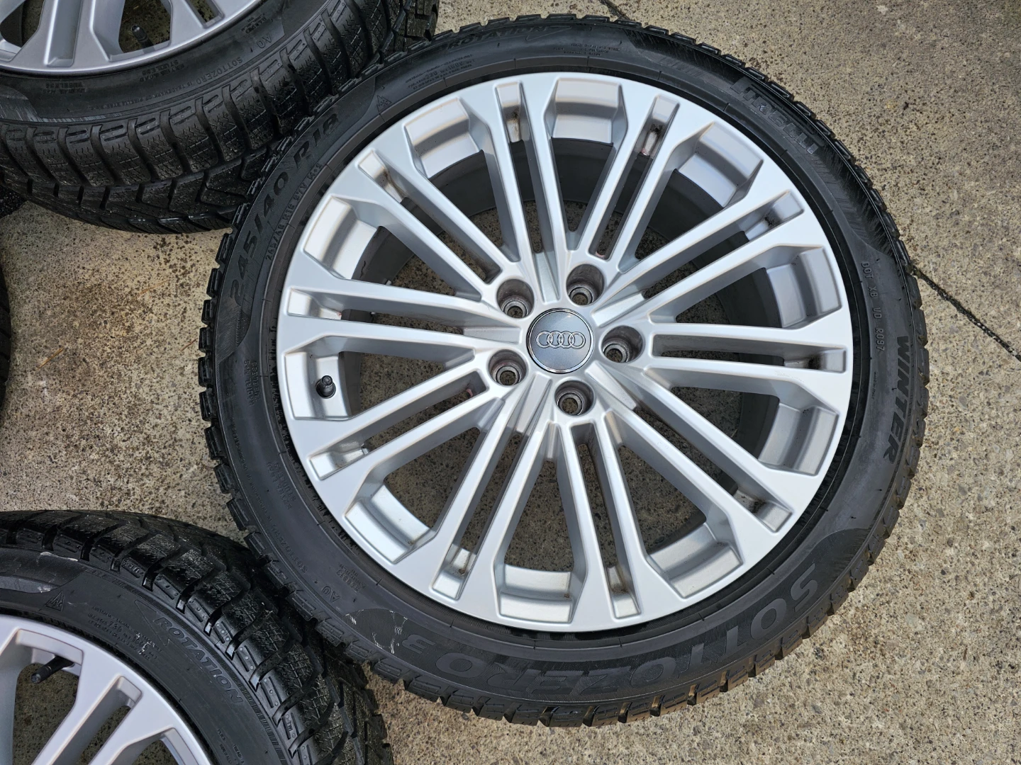 AUDI A5, S5 WINTER TIRES ON O.E.M RIMS 245/40 R18 - photo 3