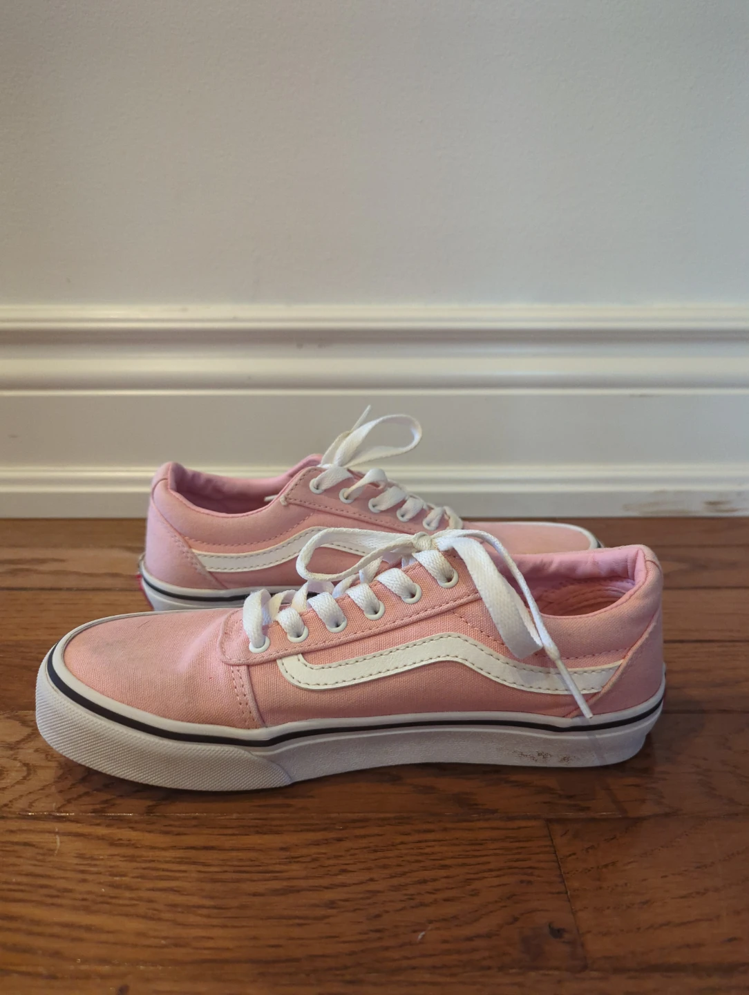 Kids shoes: Pink Vans & Nike white and pink - photo 3