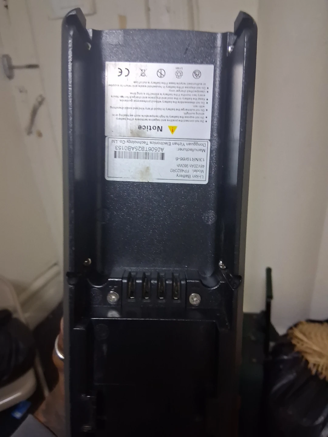 Dongguan Yizhan 48V 20Ah E-Bike Lithium Battery