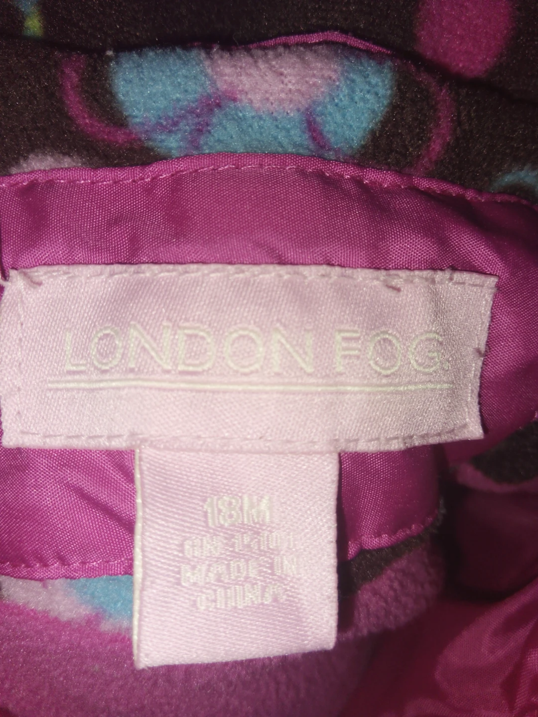 London Fog Pink Toddler Jacket size 18m - photo 3