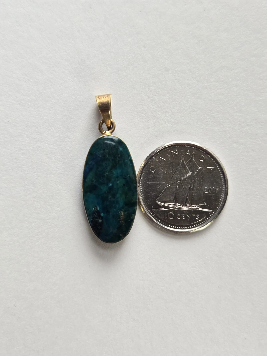 Malachite Gemstone Pendant - photo 3