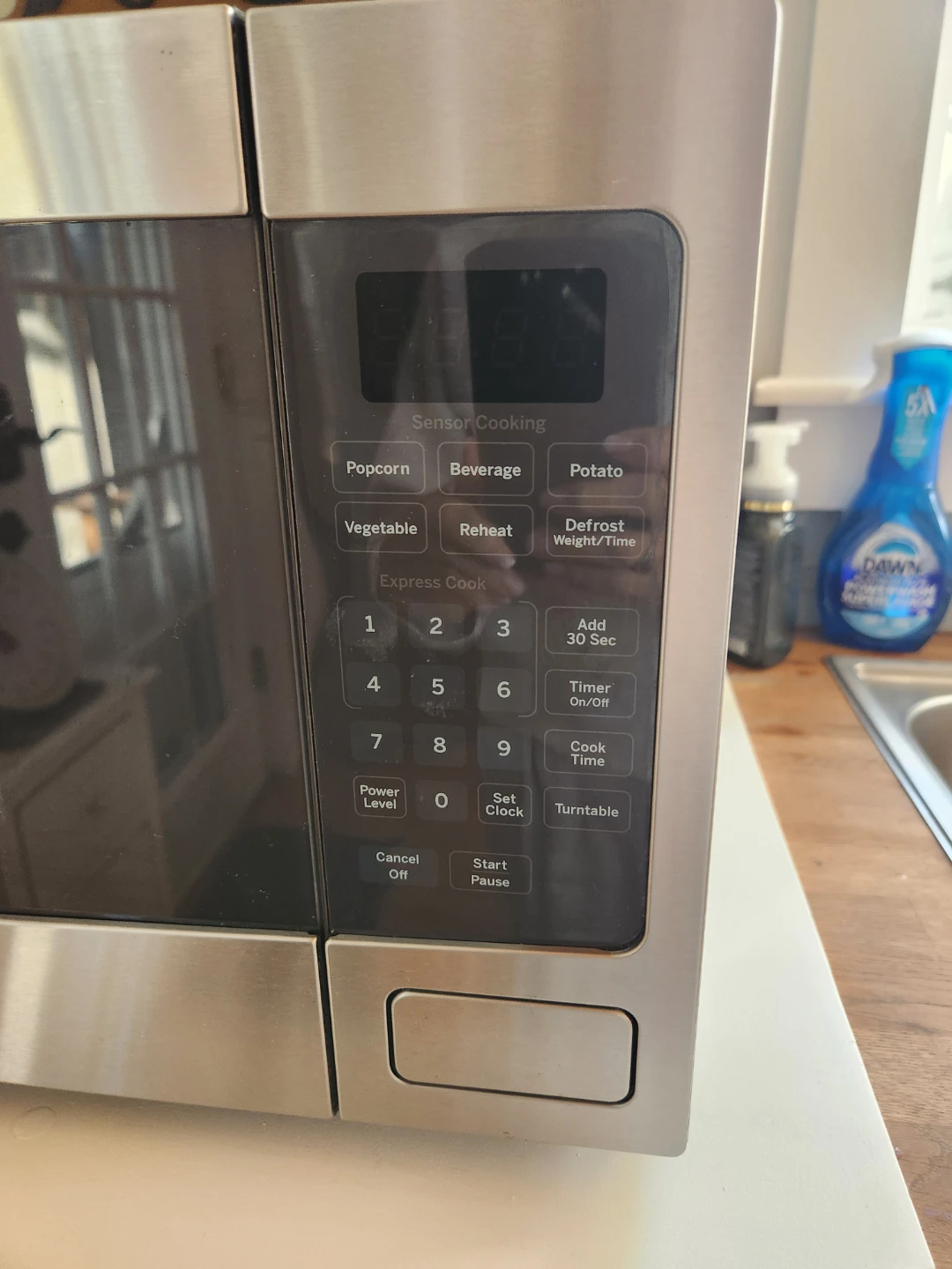 GE Countertop Microwave Stainless Steel - photo 3