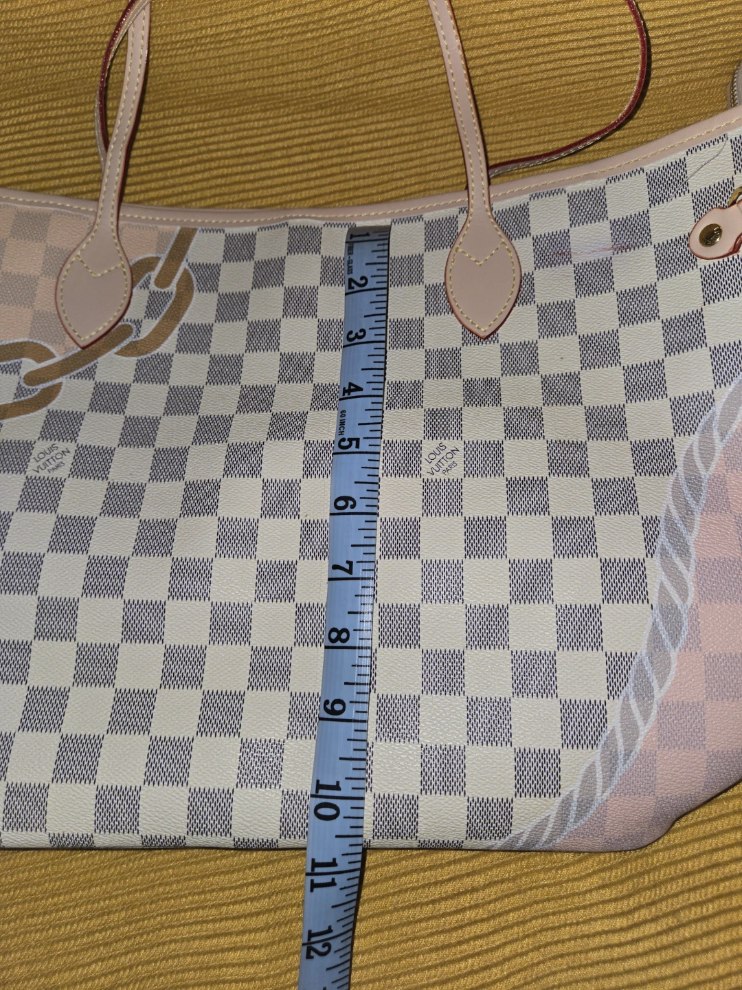Louis Vuitton Damier Azur Tote Bag with Matching Wallet - photo 4