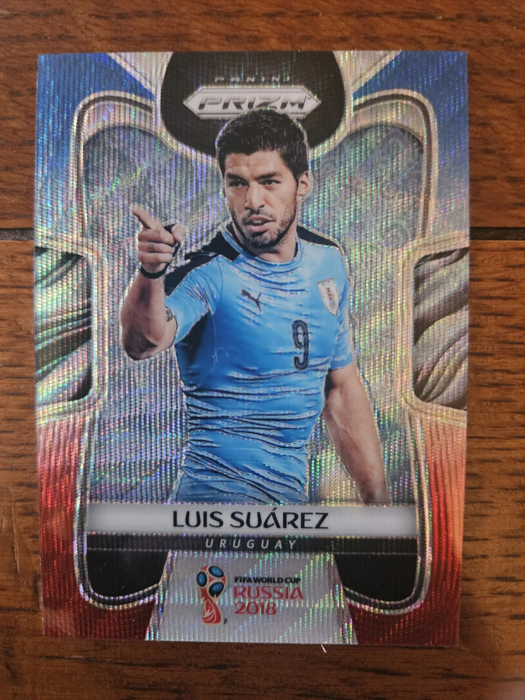 2018 Panini Prizm FIFA World Cup Luis Suarez Trading Card