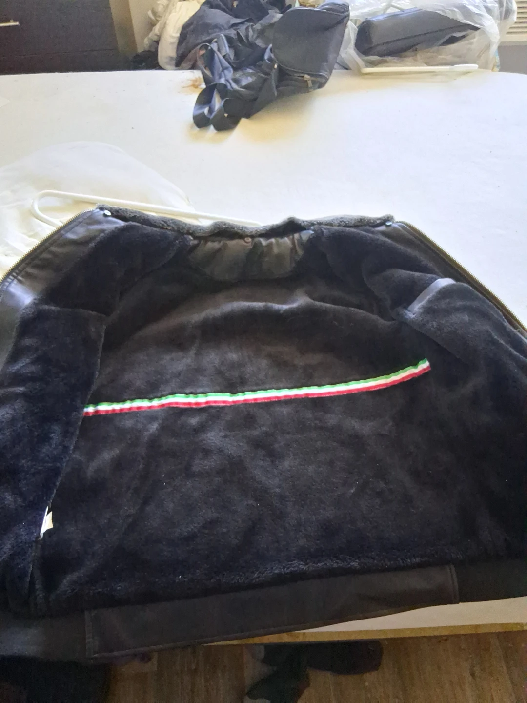 Black Faux Leather Jacket - photo 2