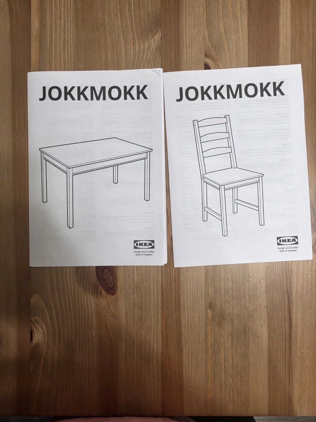 IKEA JOKKMOKK Dining Table and 4 Chairs - photo 2