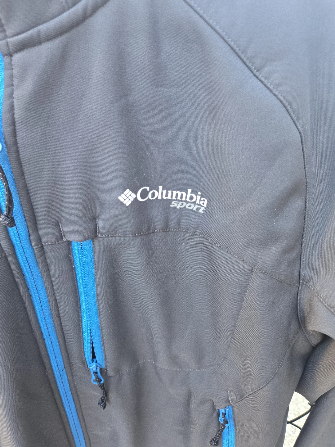 Men's Columbia Jacket.  XL Ash Ascender "Sport" Softshell. EUC - photo 3