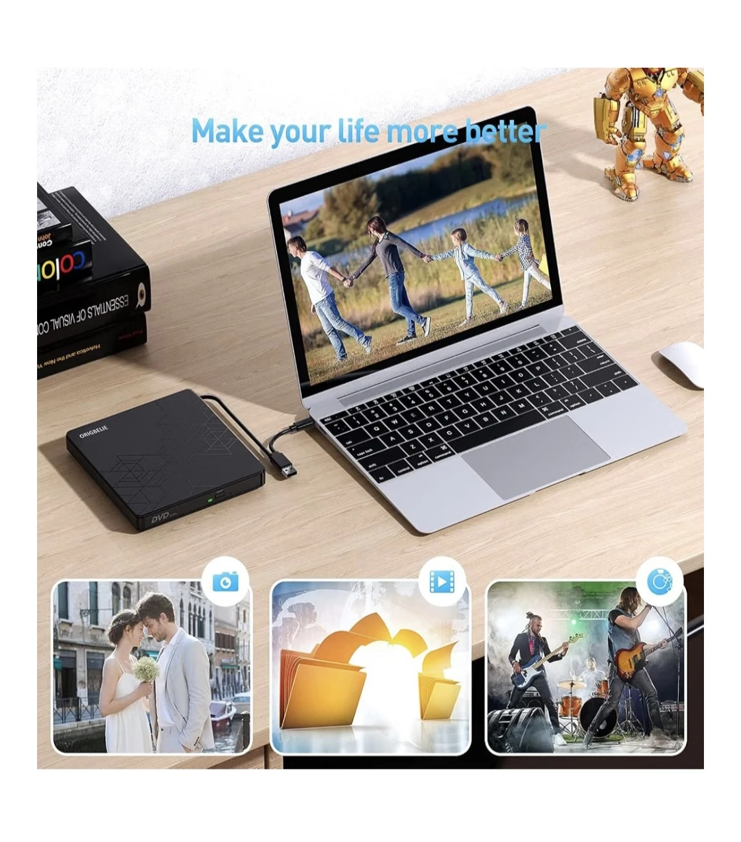 External CD/DVD Drive - photo 4
