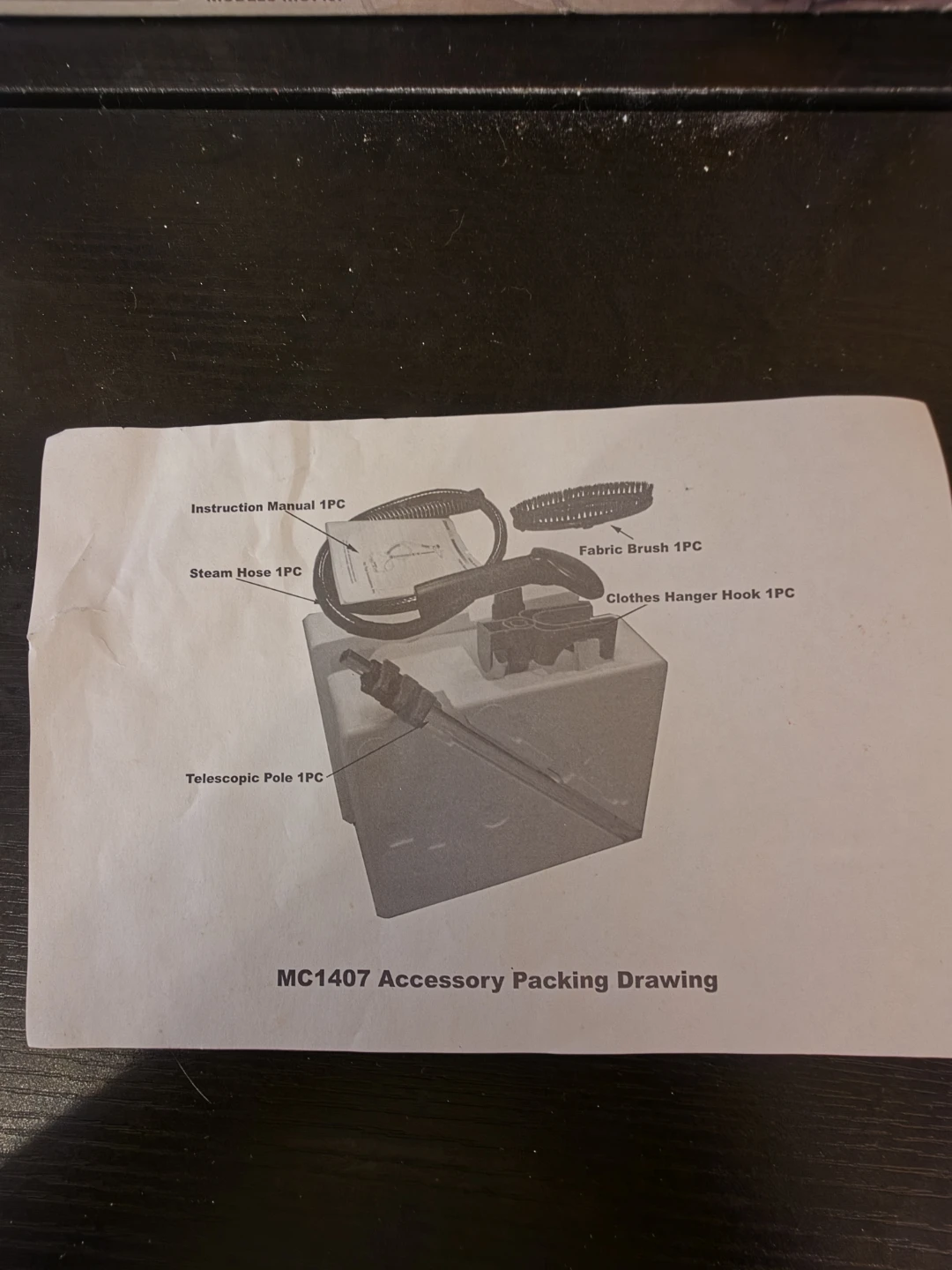 McCulloch MC1407 Upright Fabric/Garment Steamer – 1500W - photo 5