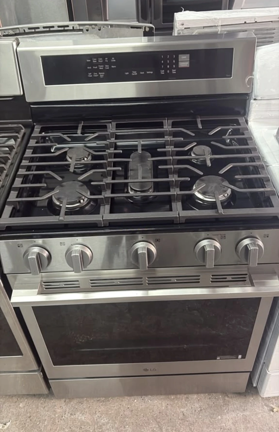 LG 30in Stainless Steel Gas Range - photo 2