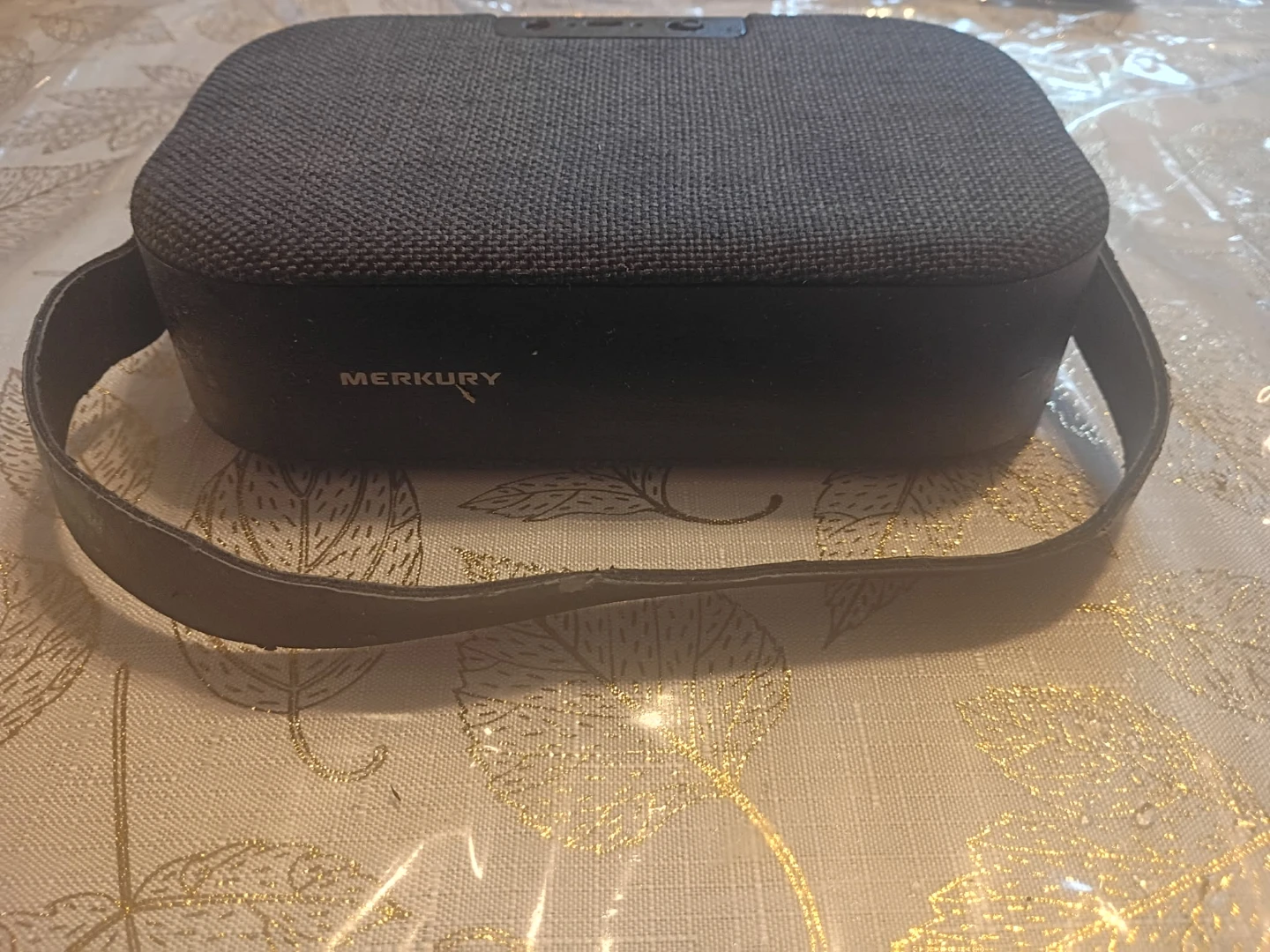 Black used portable speaker - photo 2