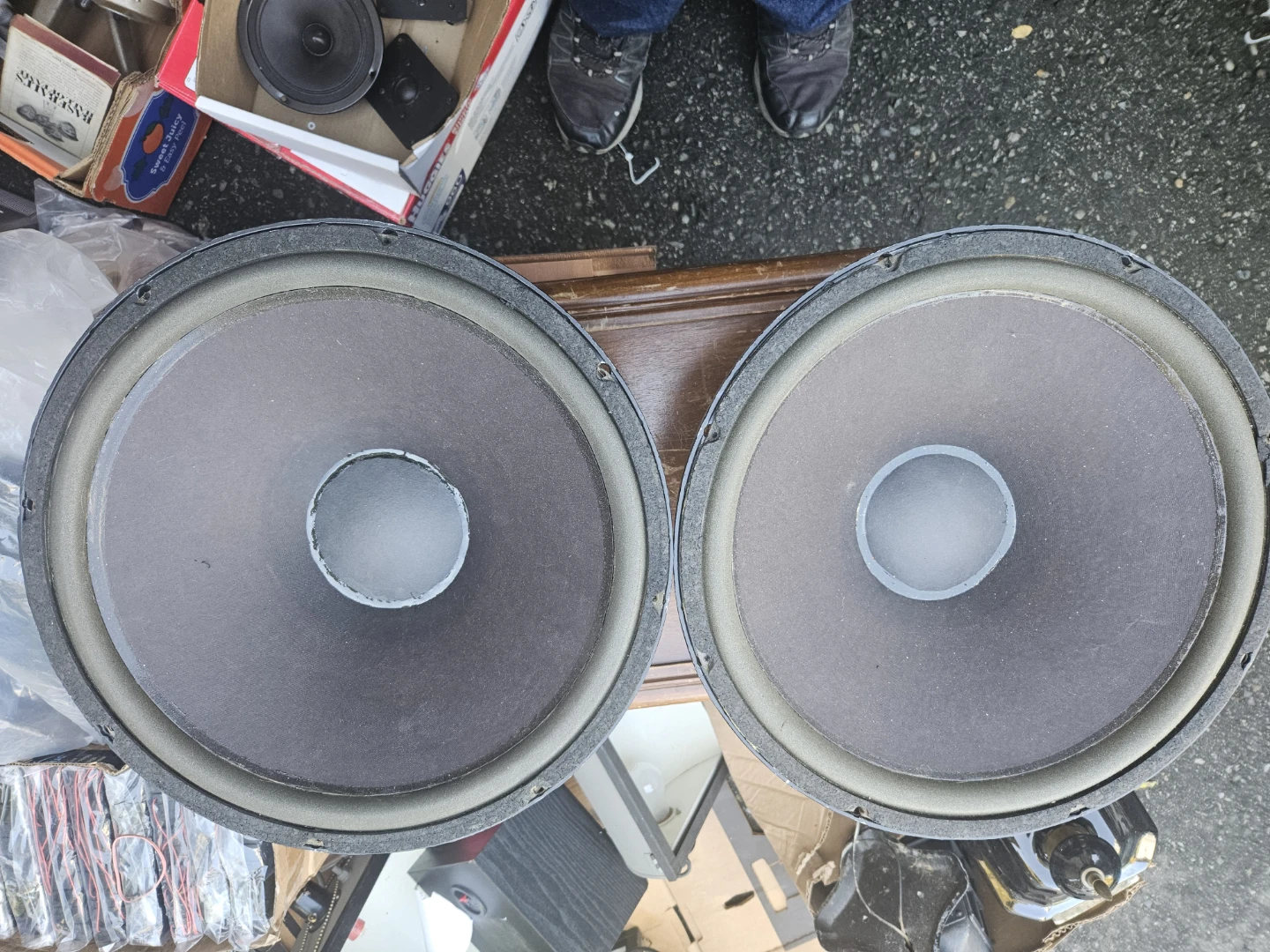 Two Vintage 12-inch Speakers - photo 2