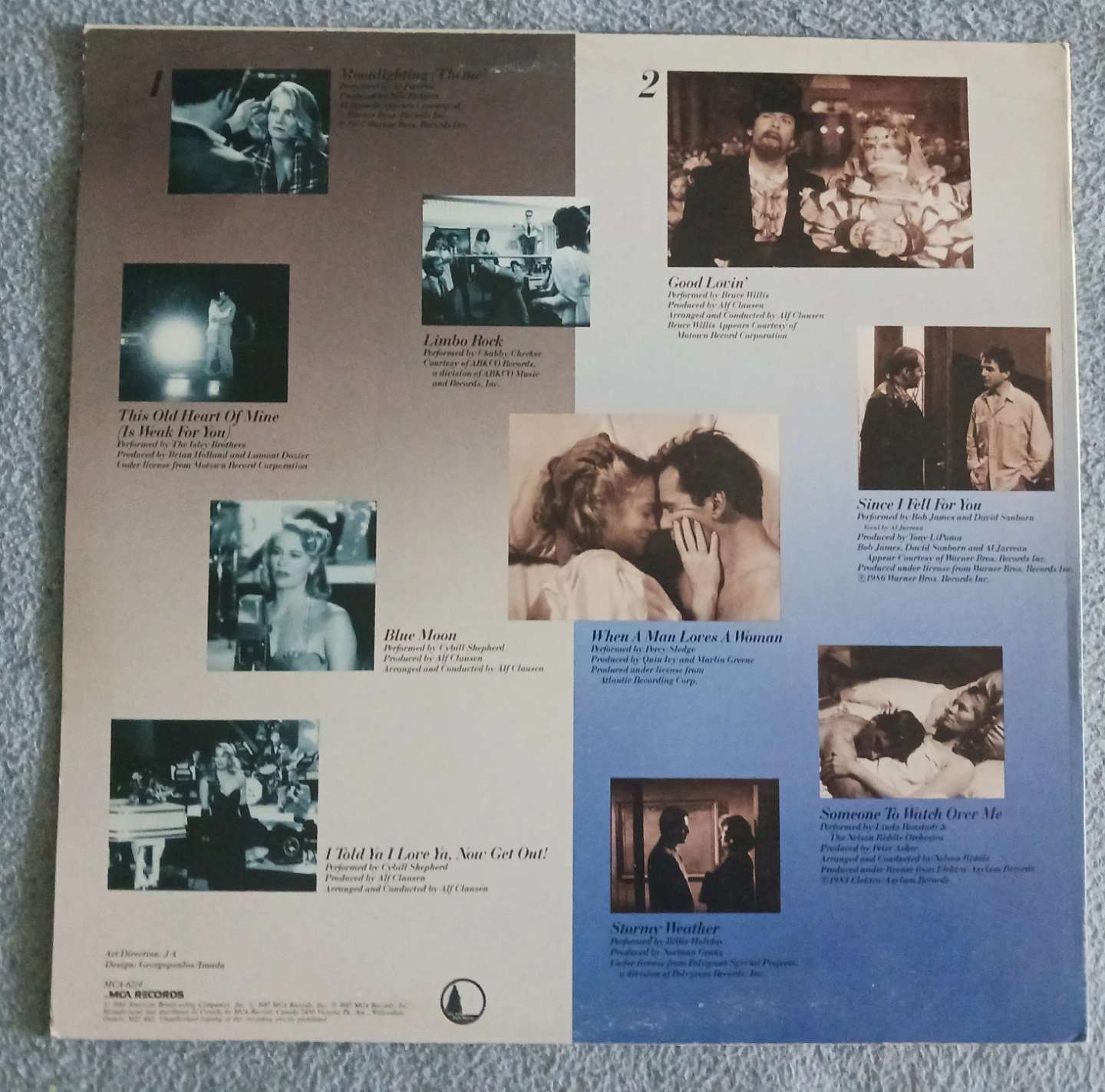 Moonlighting Soundtrack Album Vinyl Record - photo 2