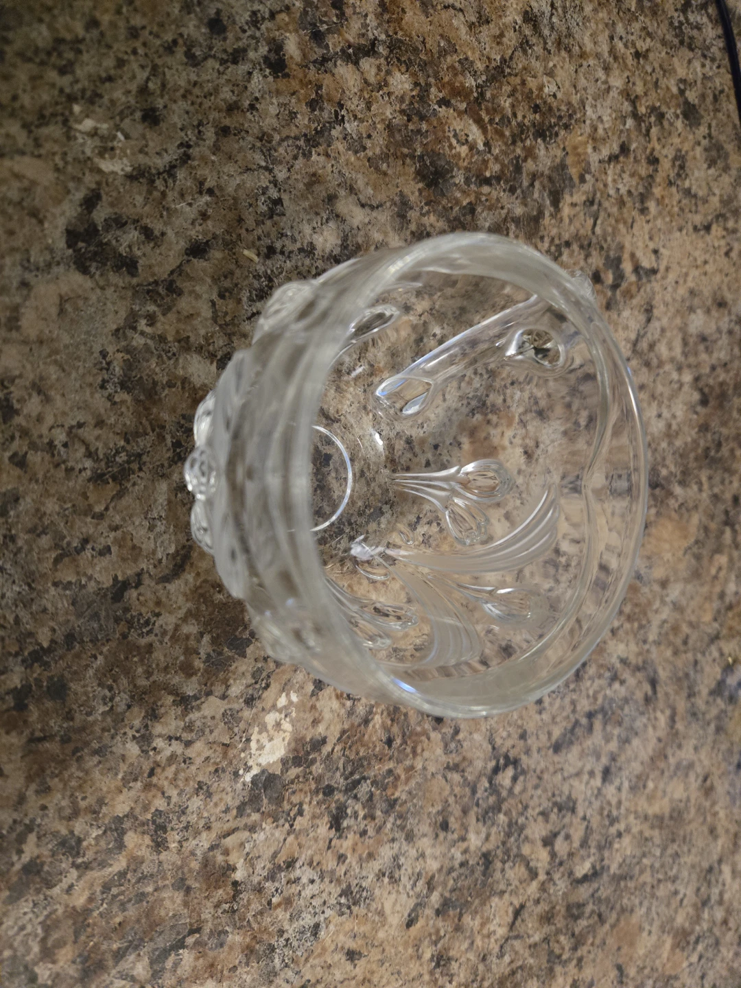 Vintage Clear Glass Bowl 🏈