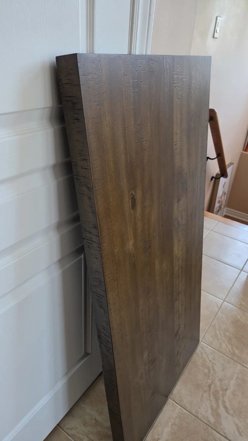 NEW - Solid Wood Table Top ONLY , 23 3/4 x 47 1/4 - photo 2